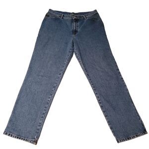 Lauren Jeans Co. Ralph Lauren High Rise Medium Wash Blue Jeans Women's 14